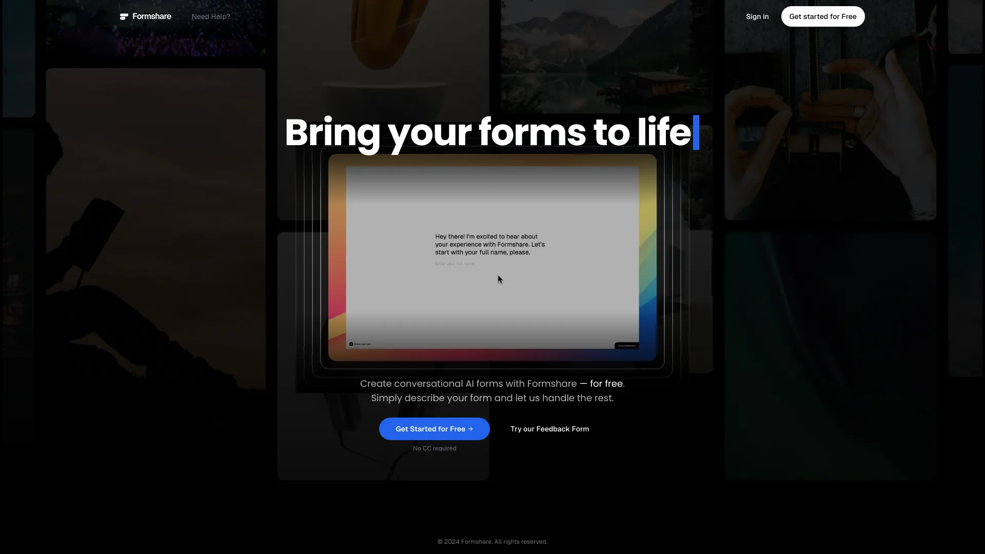 Formshare screenshot