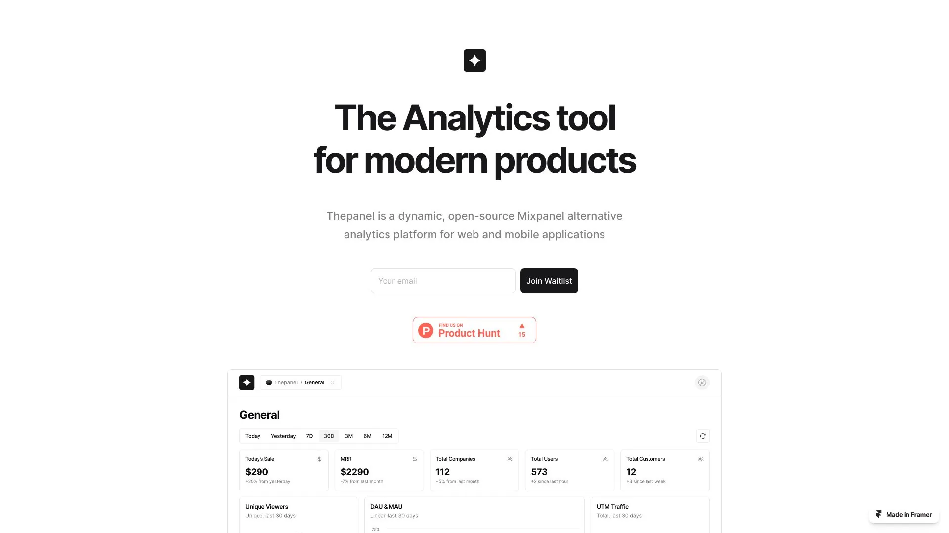 Thepanel screenshot