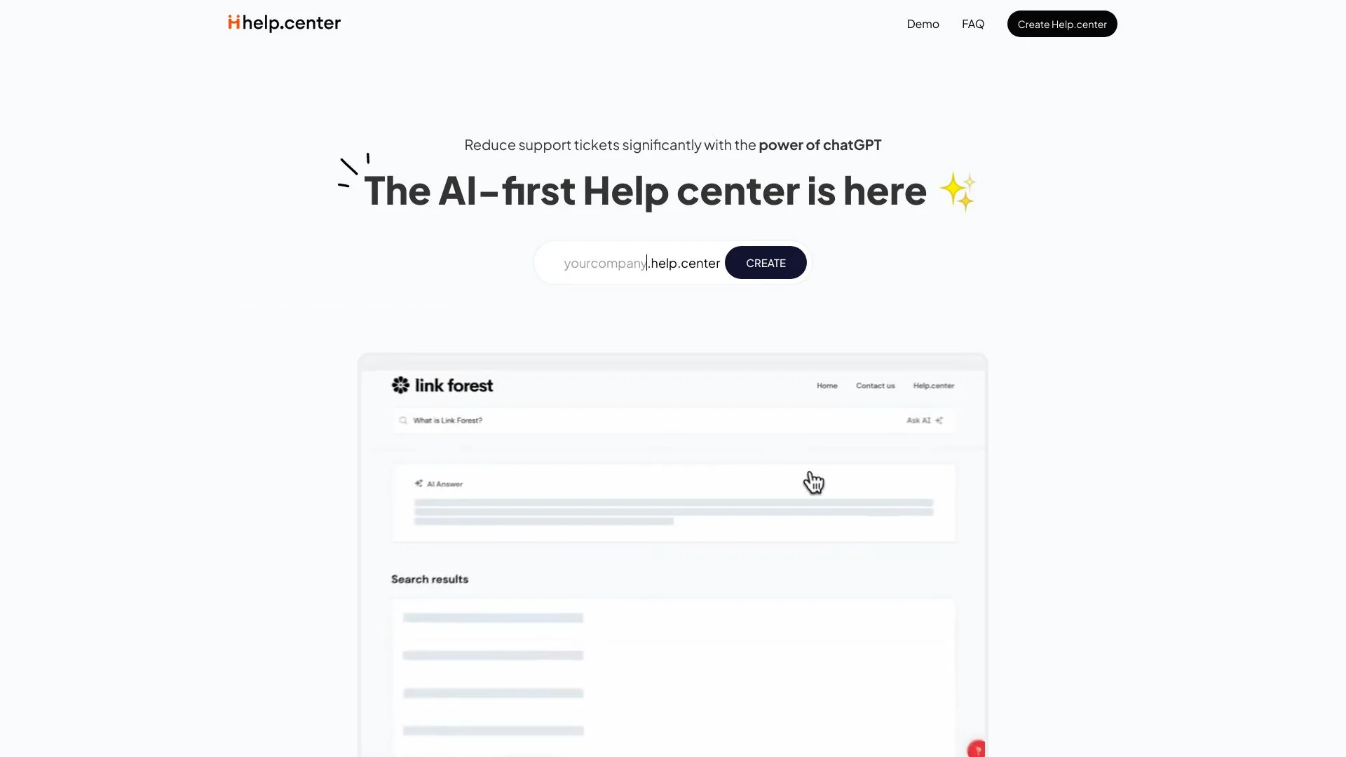 Help.center screenshot