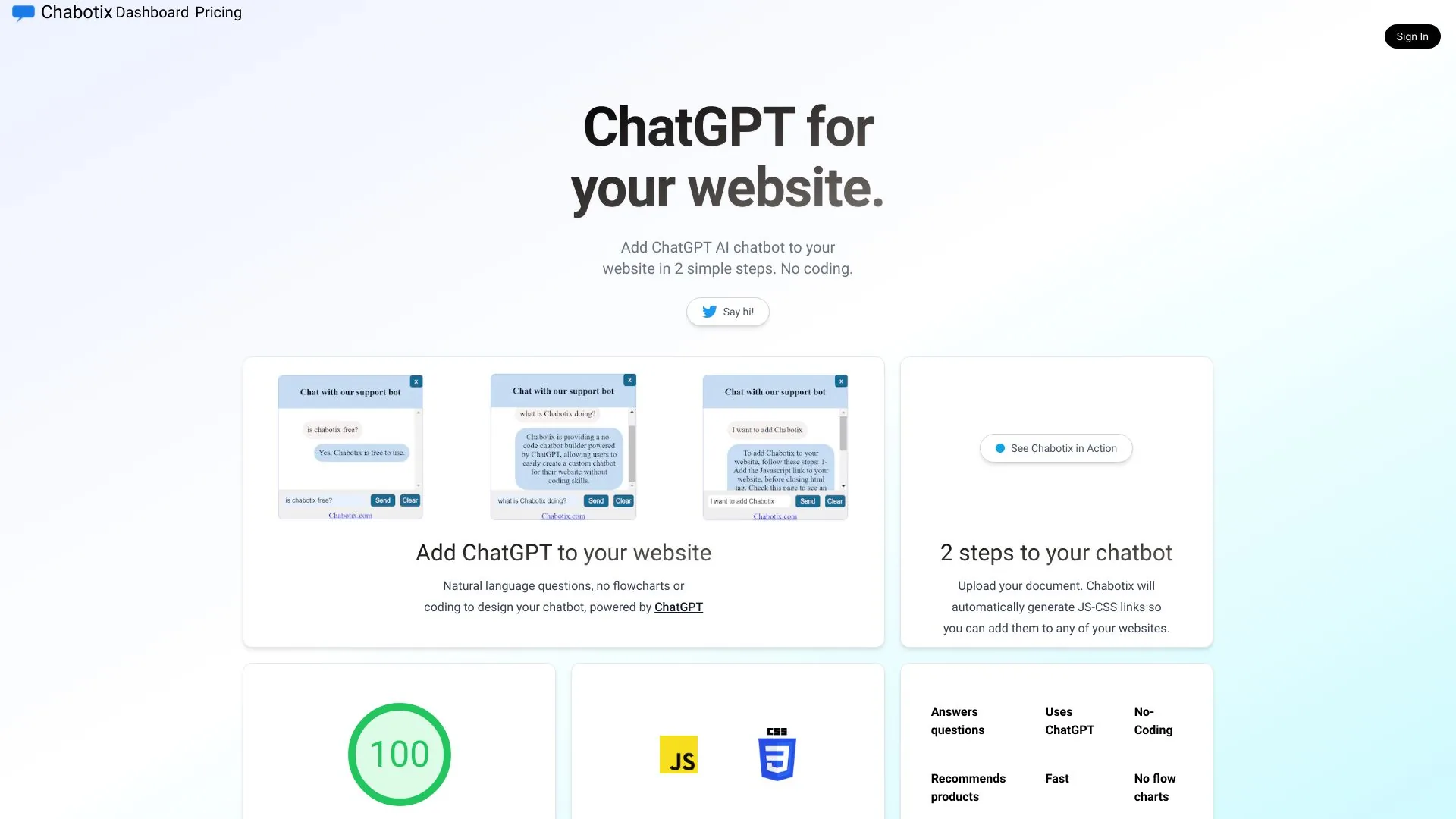 Chabotix screenshot