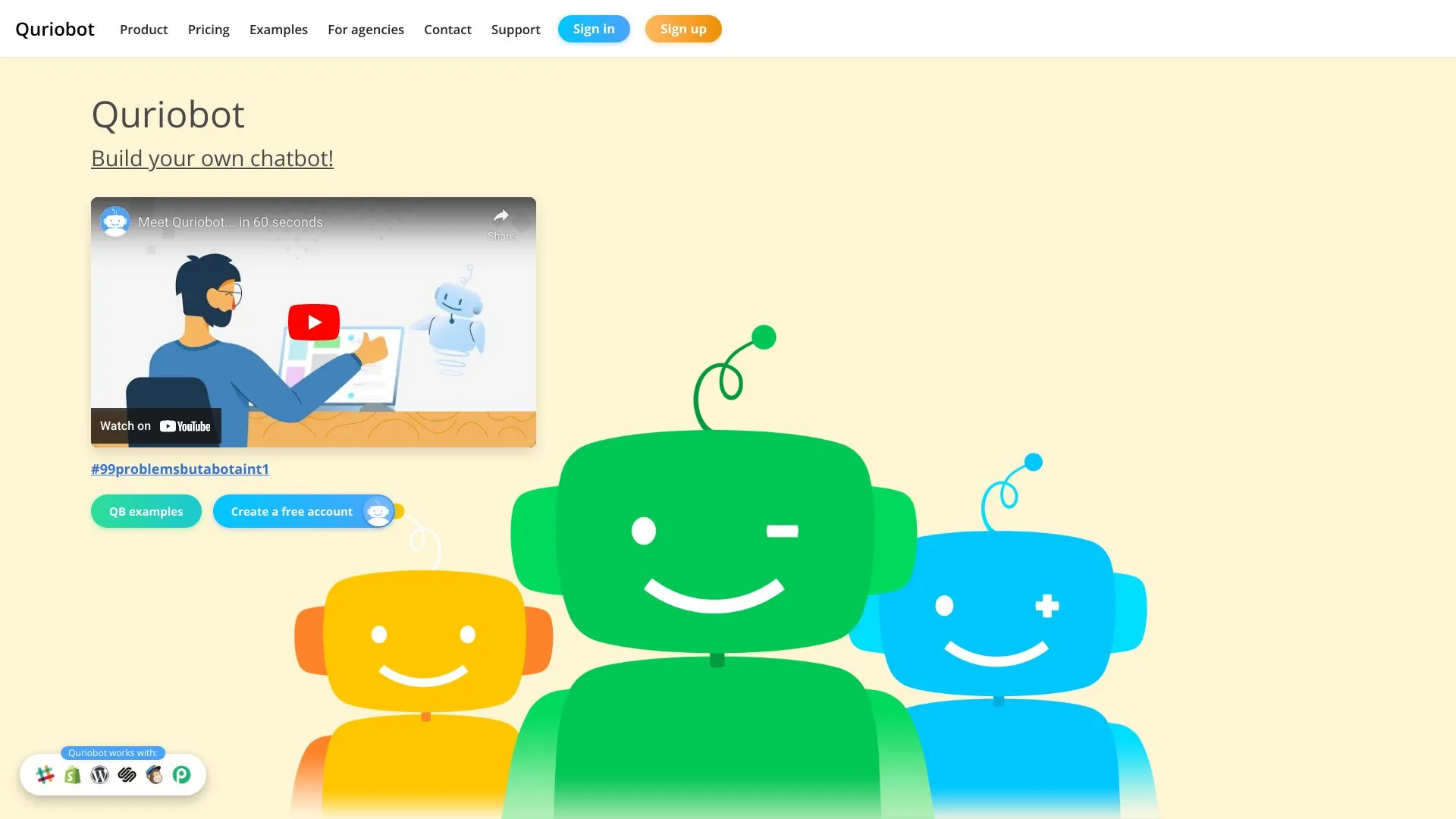 Quriobot screenshot