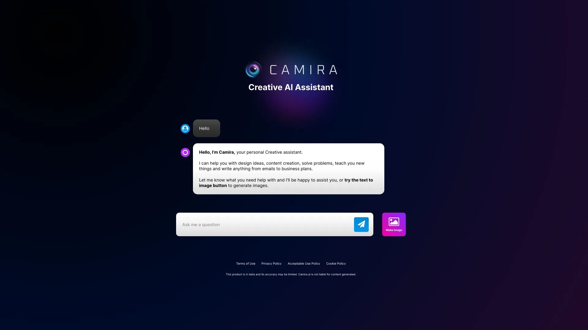 CAMIRA screenshot