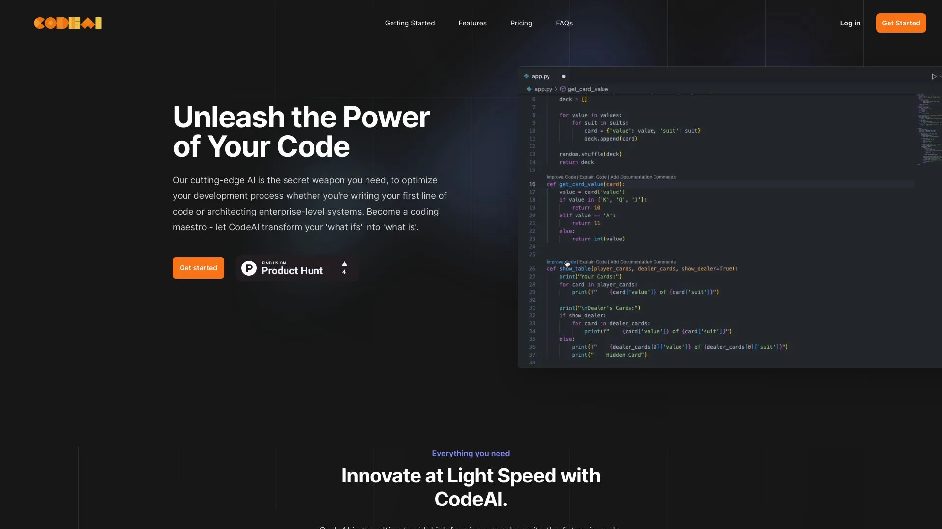 CodeAI screenshot