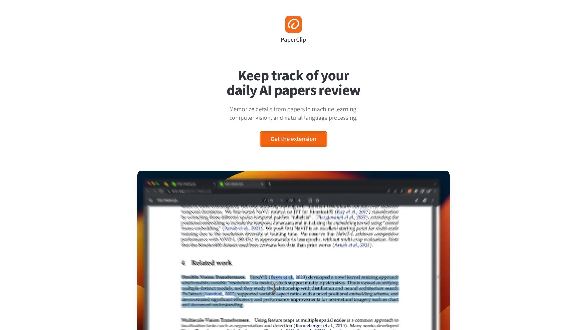 Paperclip screenshot