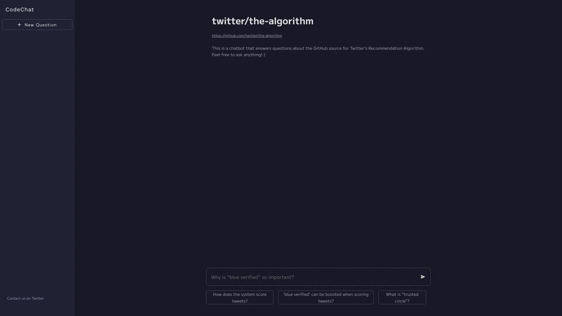 CodeChat screenshot