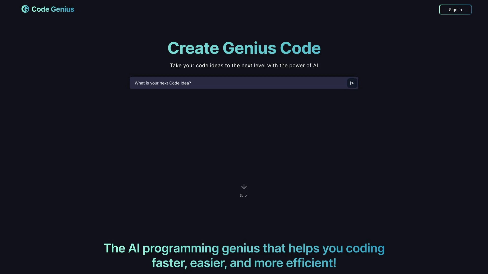 Code Genius screenshot