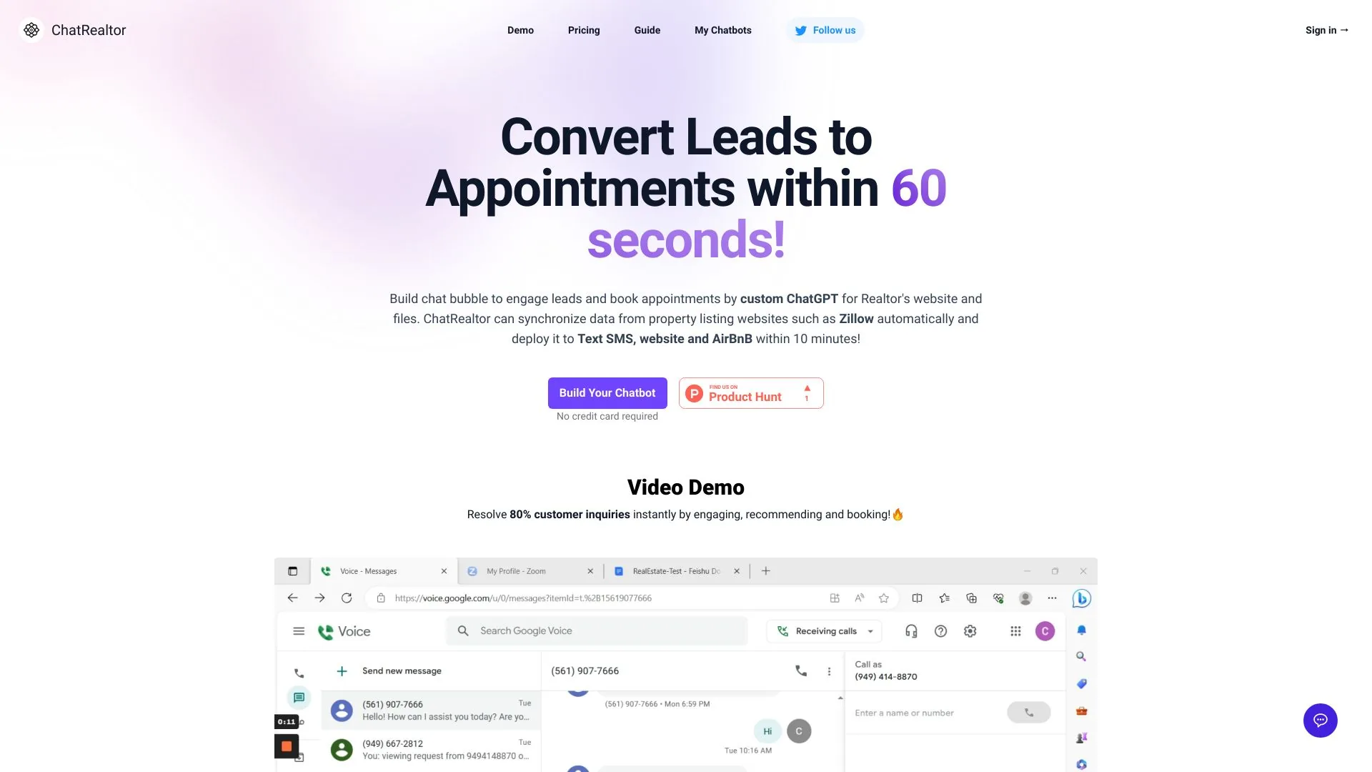 ChatRealtor screenshot