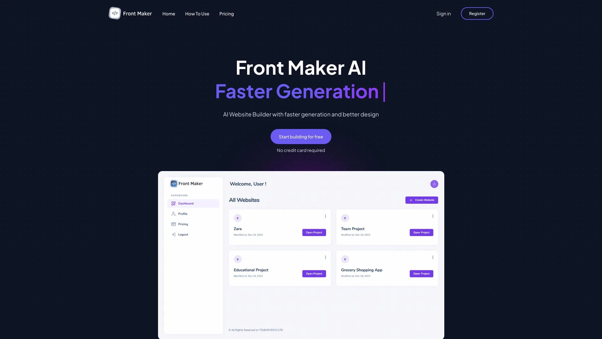 Front Maker screenshot
