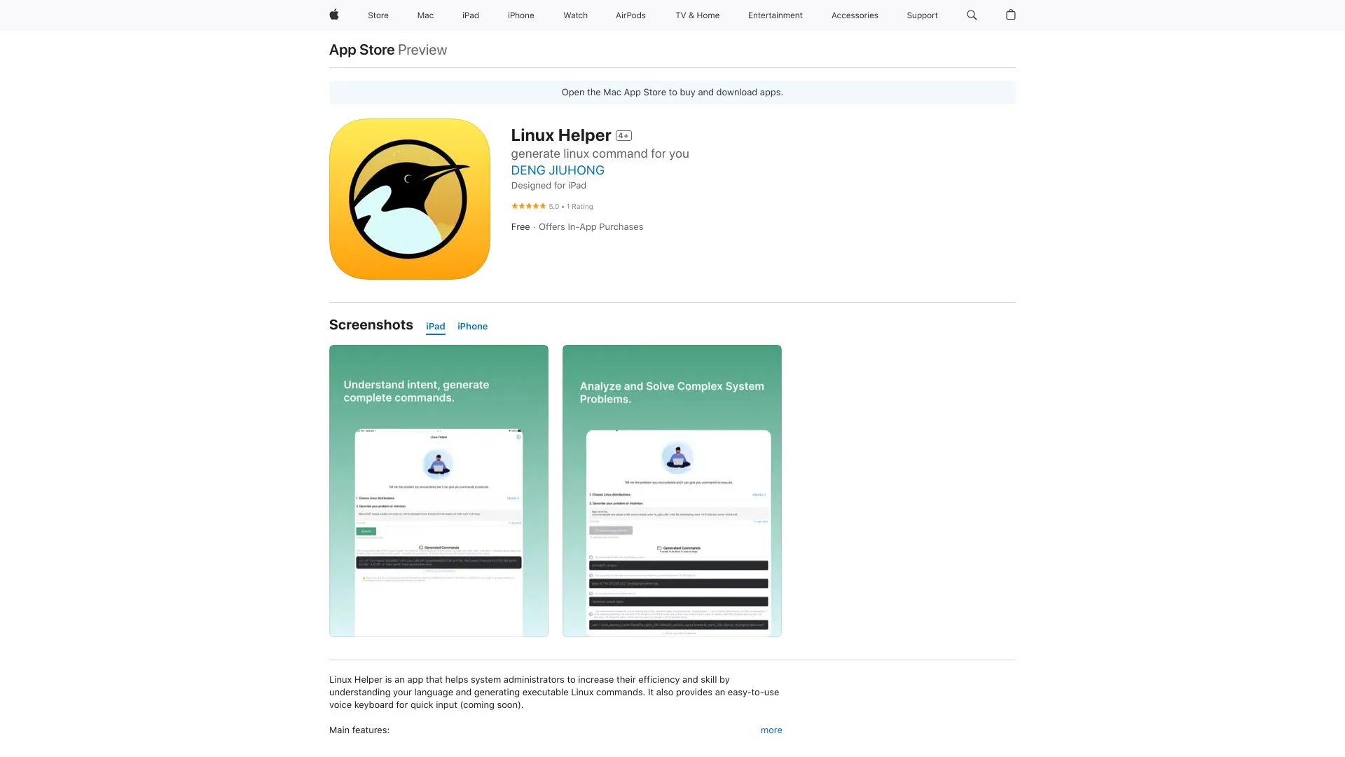 Linux Helper screenshot