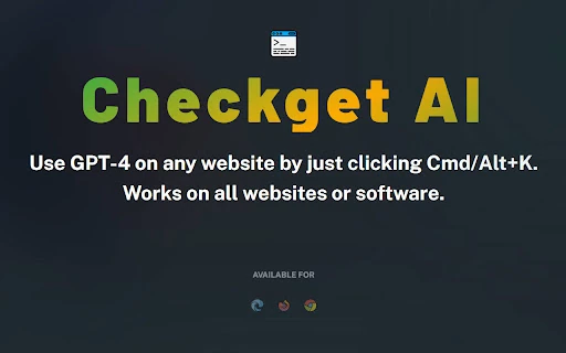 Checkget AI screenshot