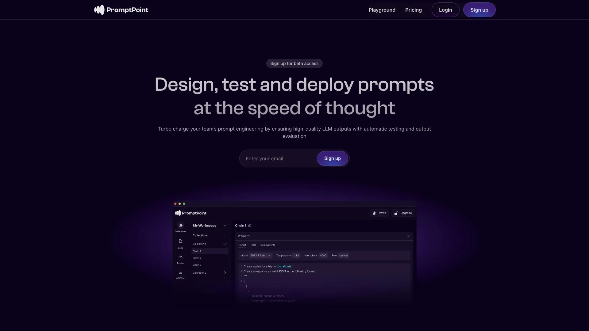 PromptPoint screenshot