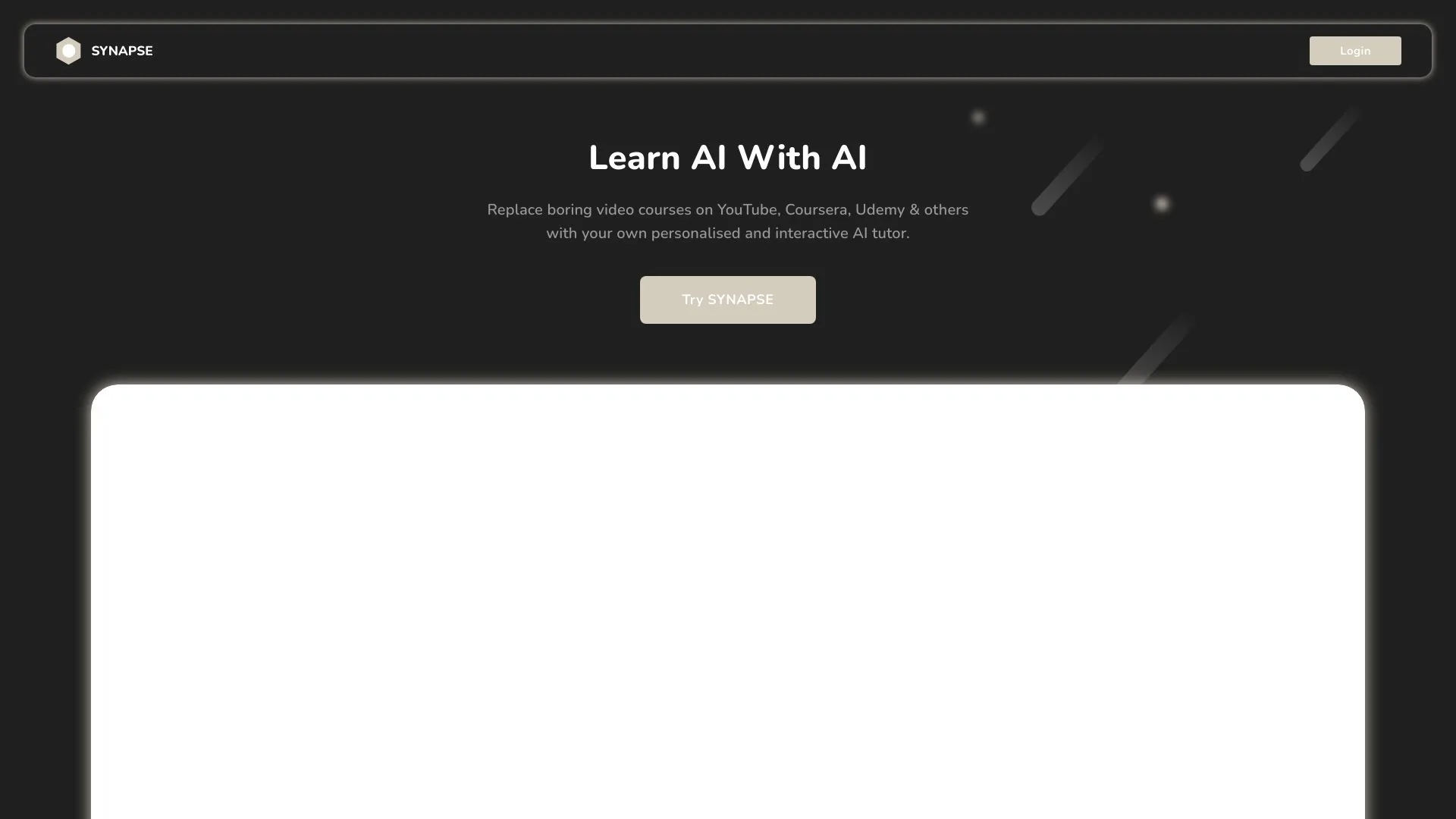Synapse Tutor screenshot