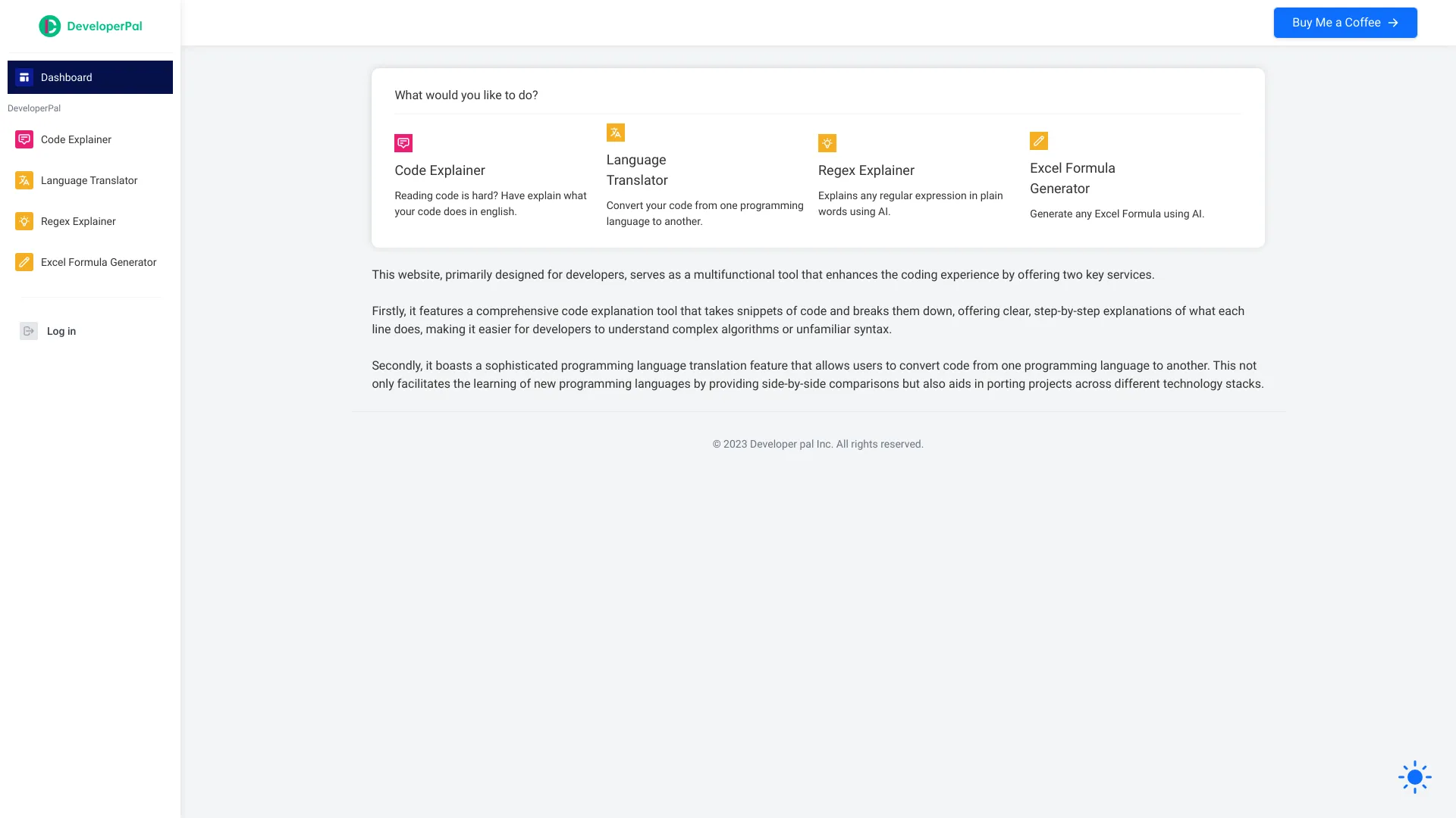 DeveloperPal screenshot