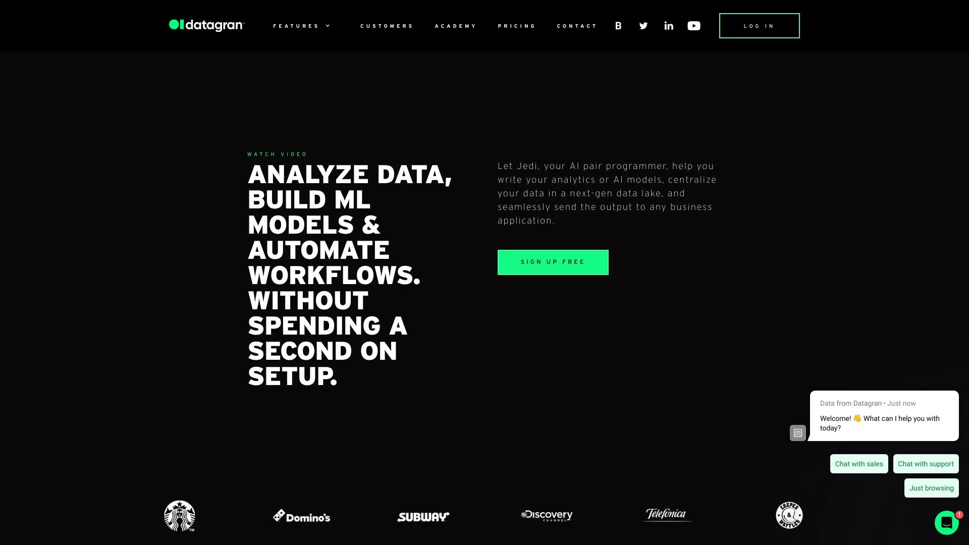 Datagran screenshot