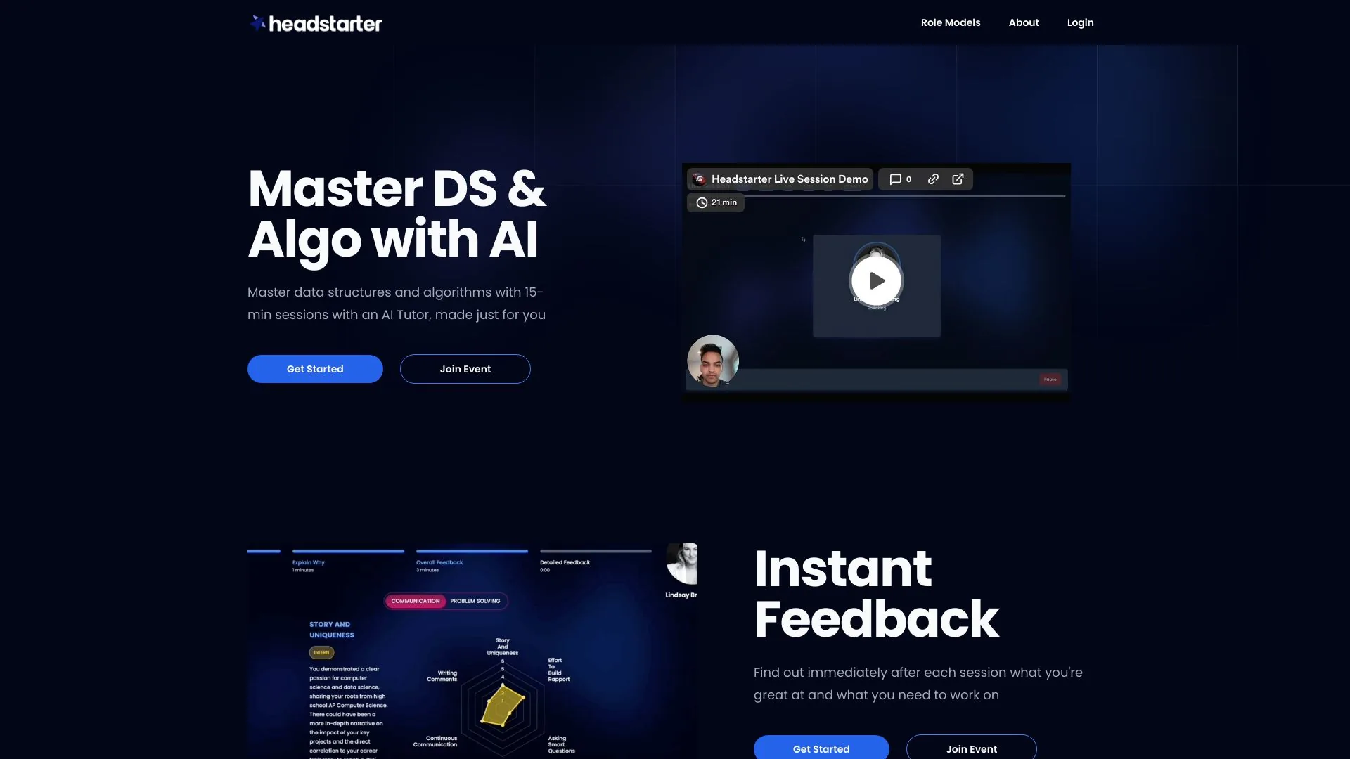 Headstarter screenshot