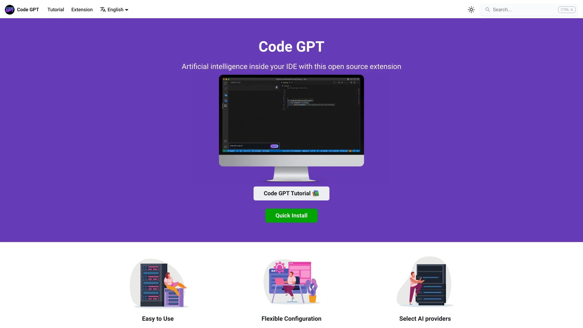 CodeGPT screenshot