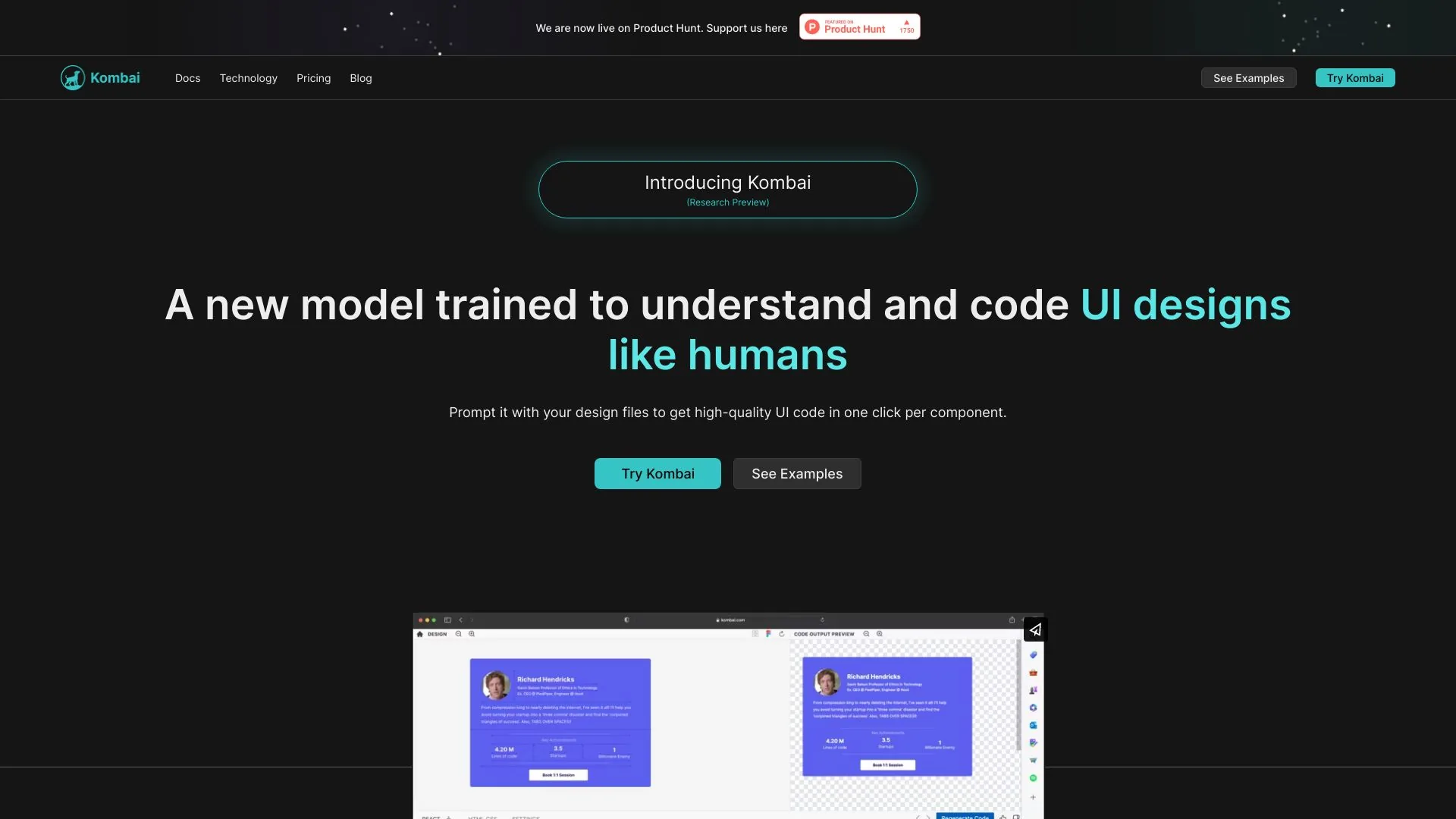 Kombai screenshot