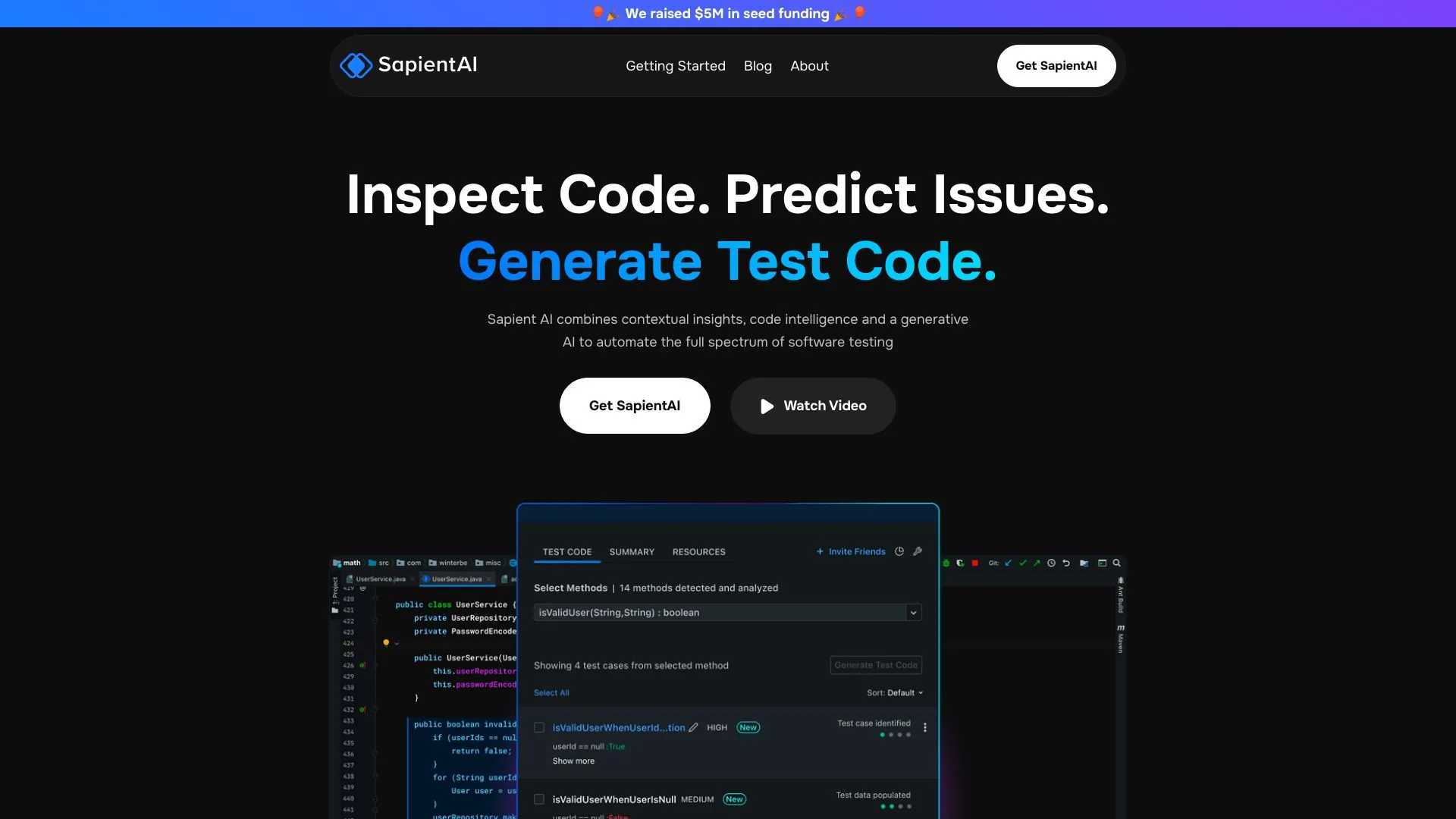 Sapient.ai screenshot