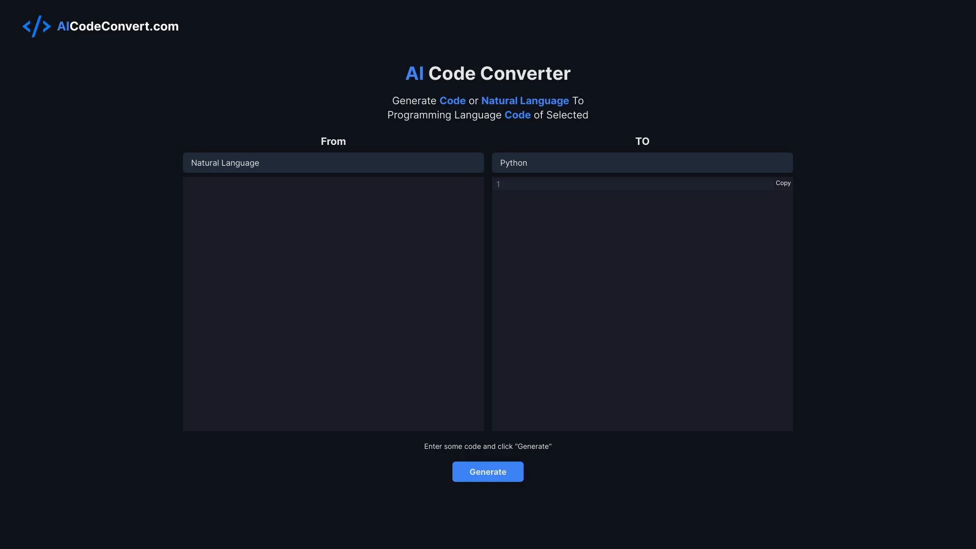 AICodeConvert screenshot