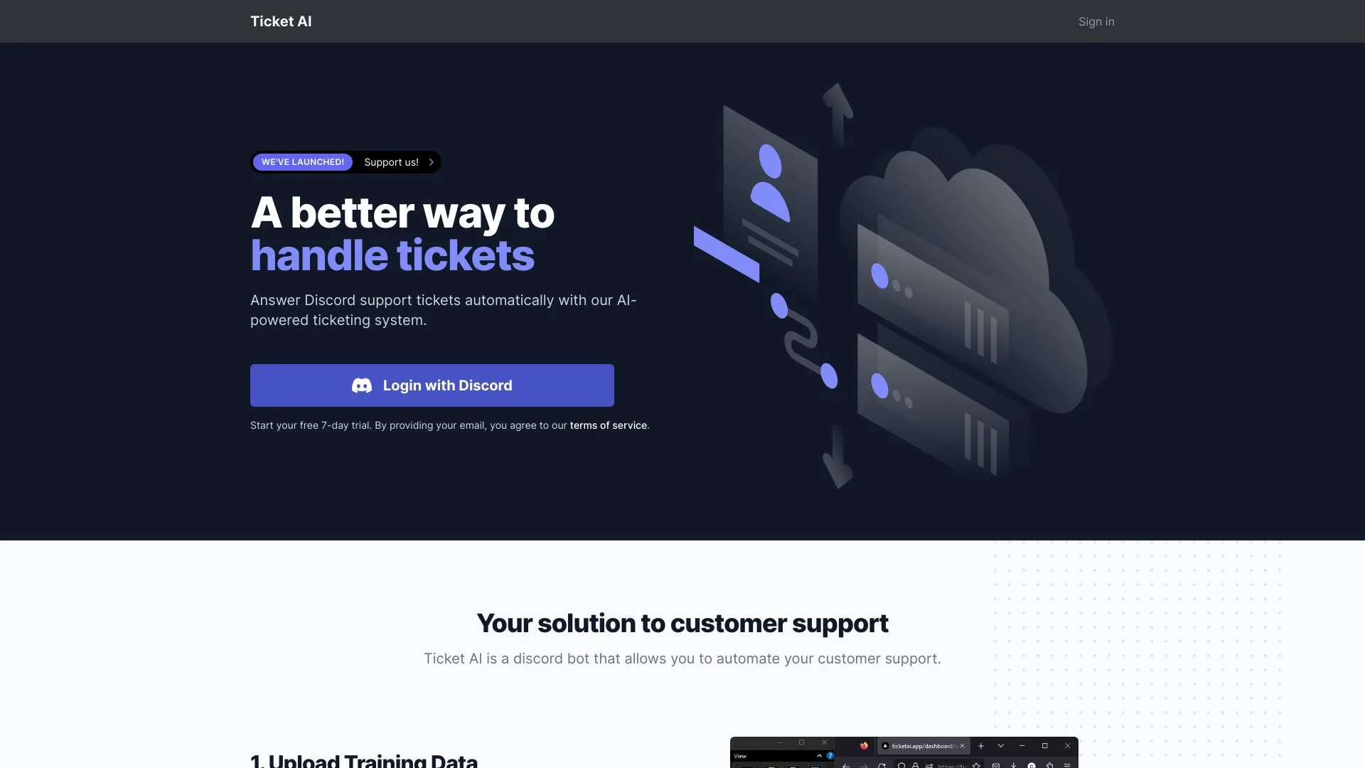 Ticket AI screenshot