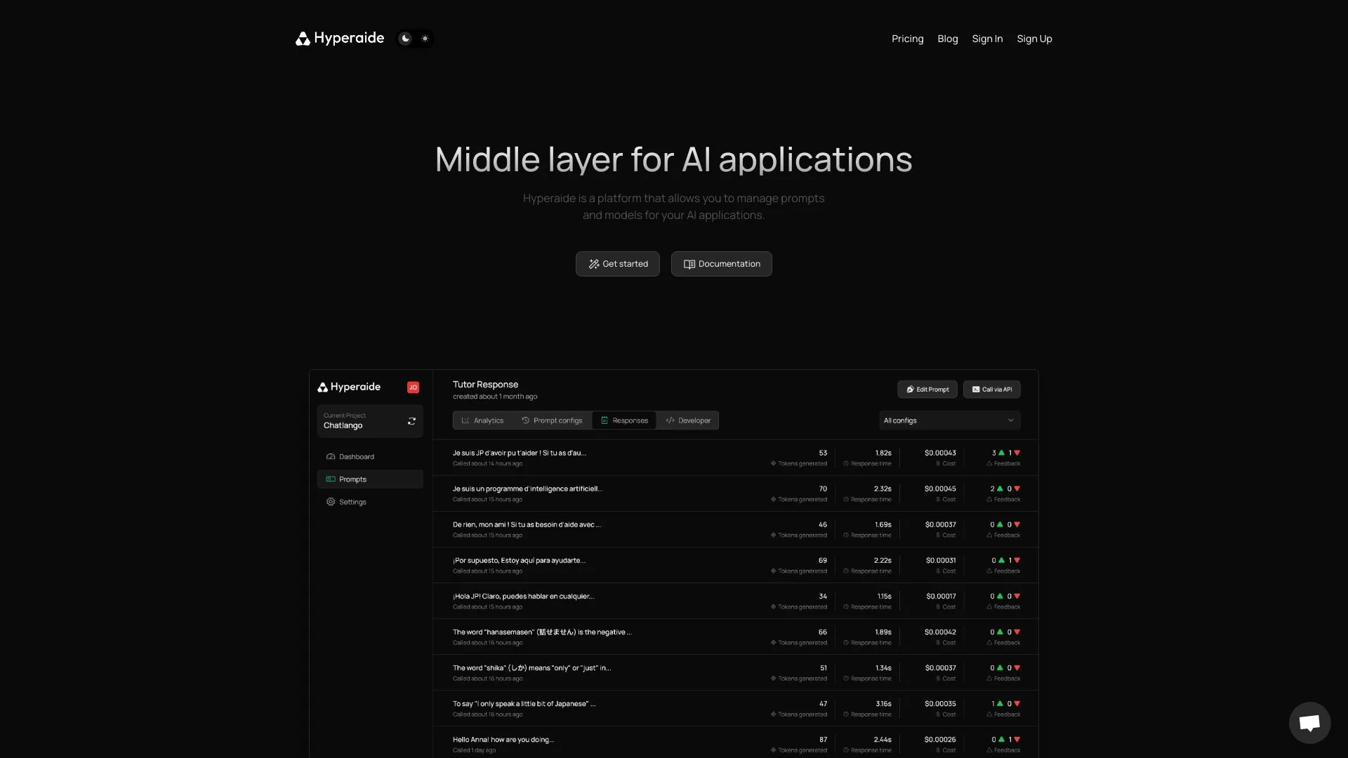 Hyperaide screenshot
