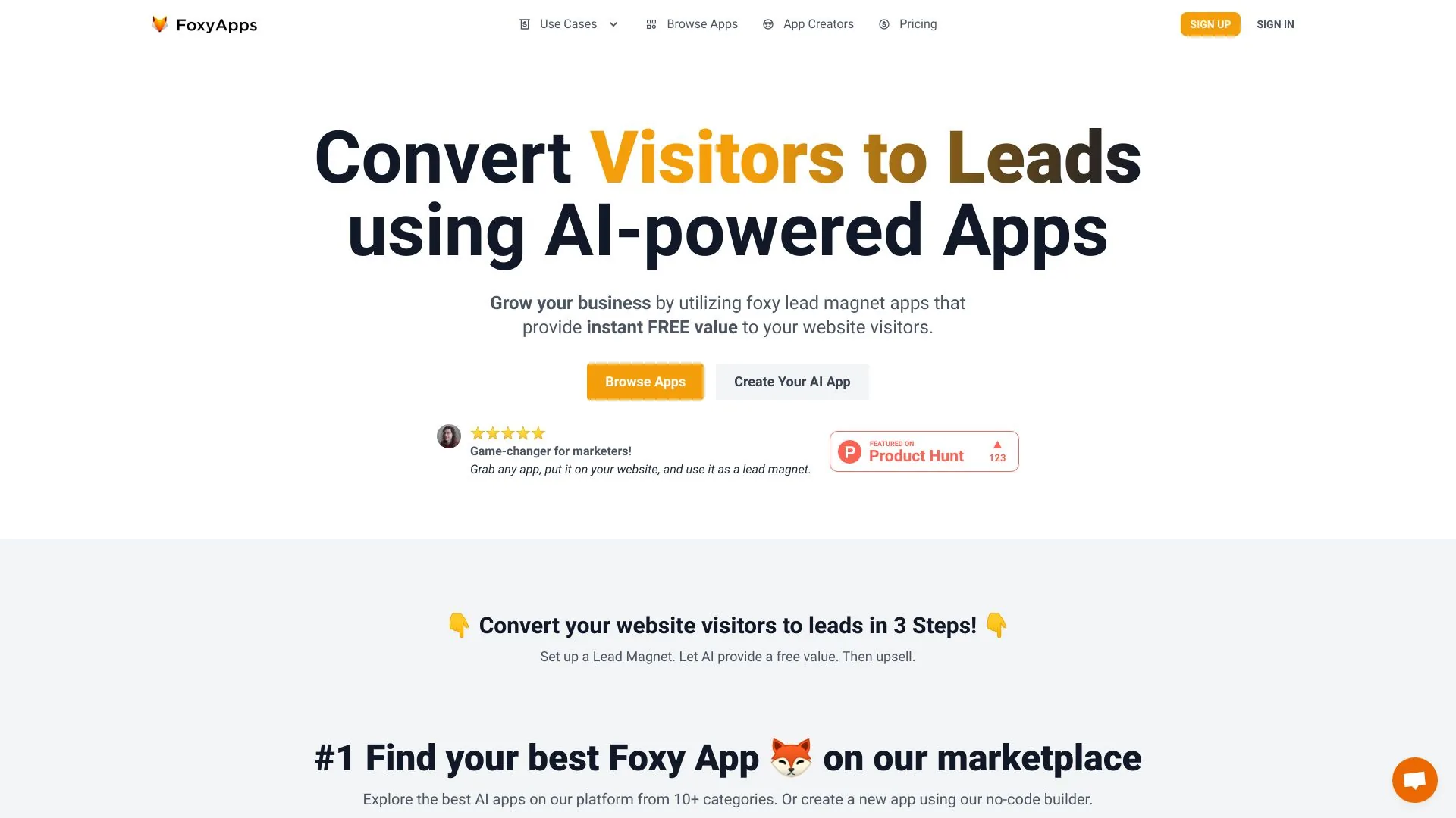 FoxyApps screenshot