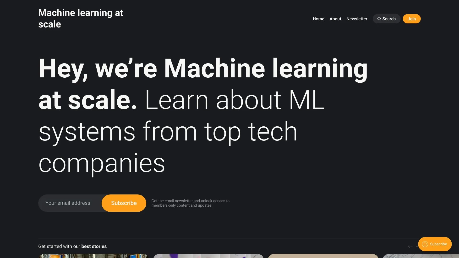 Machine Learning at Scale screenshot
