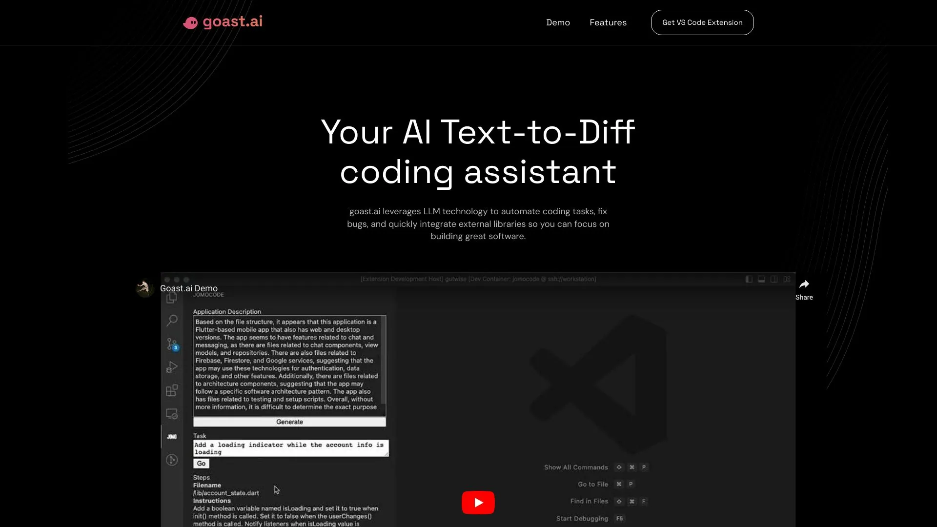 goast.ai screenshot