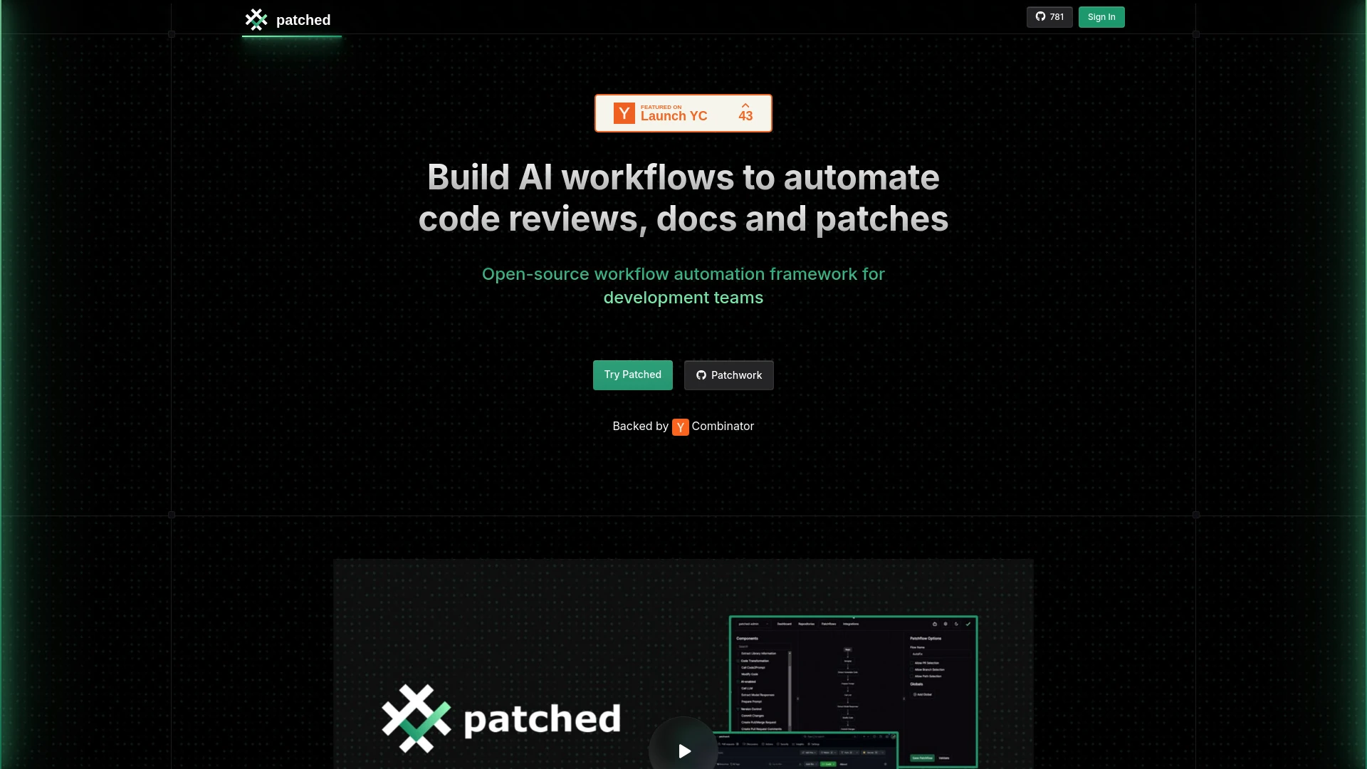 Patched screenshot