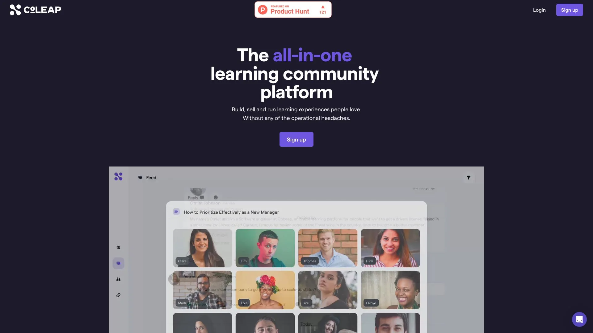 Coleap screenshot