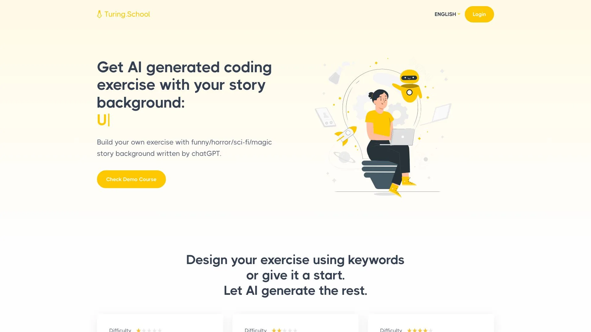 Turing.School screenshot