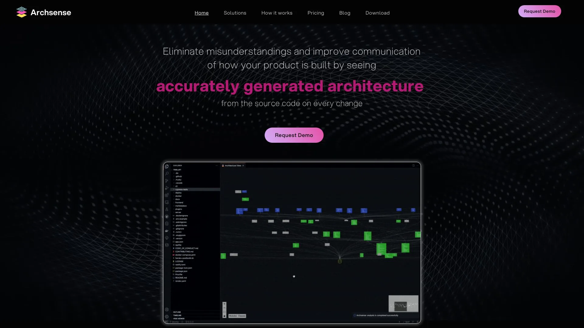 Archsense screenshot