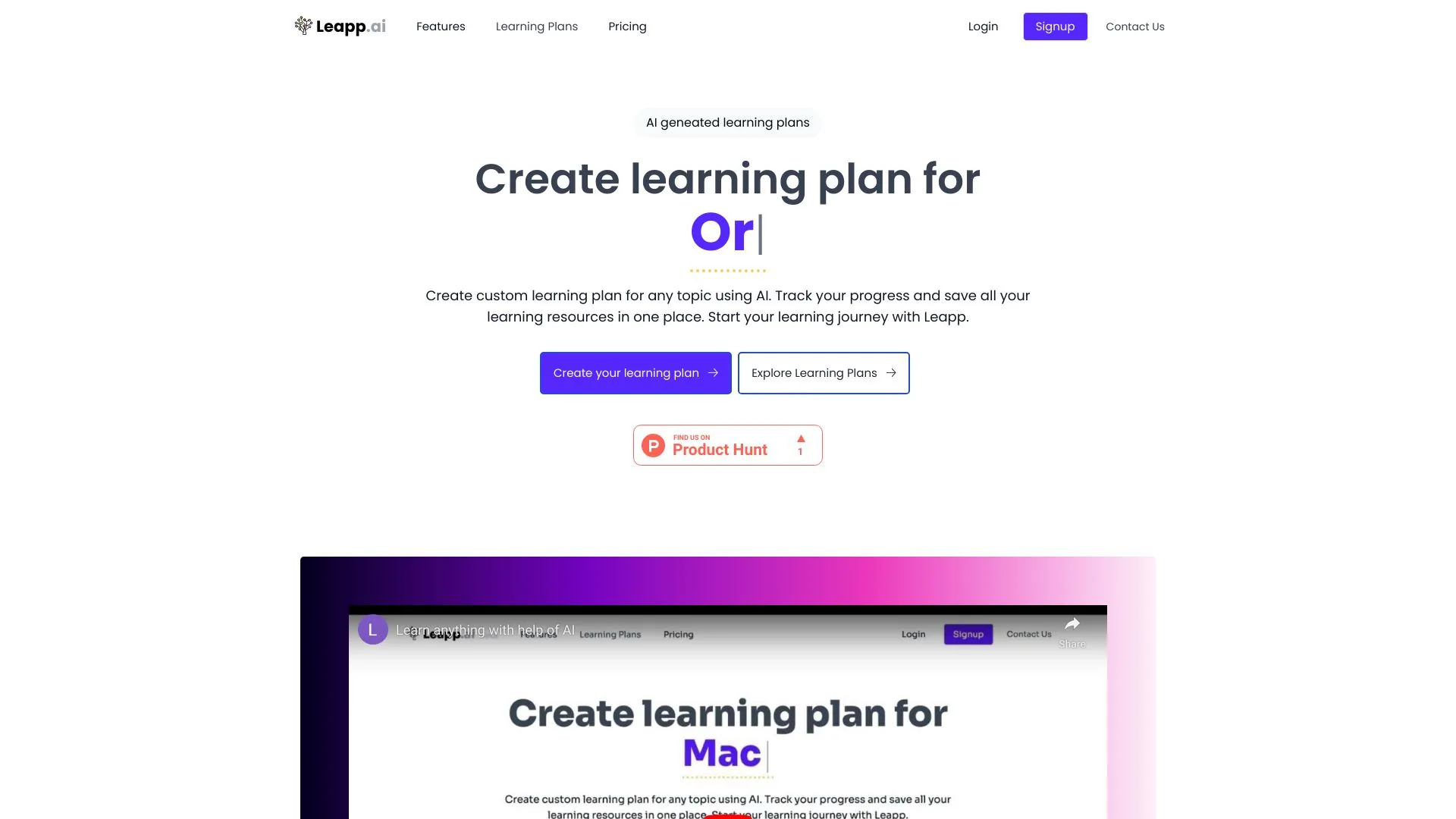 Leapp.ai screenshot