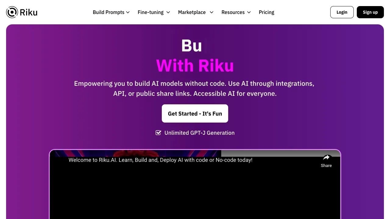 Riku.AI screenshot