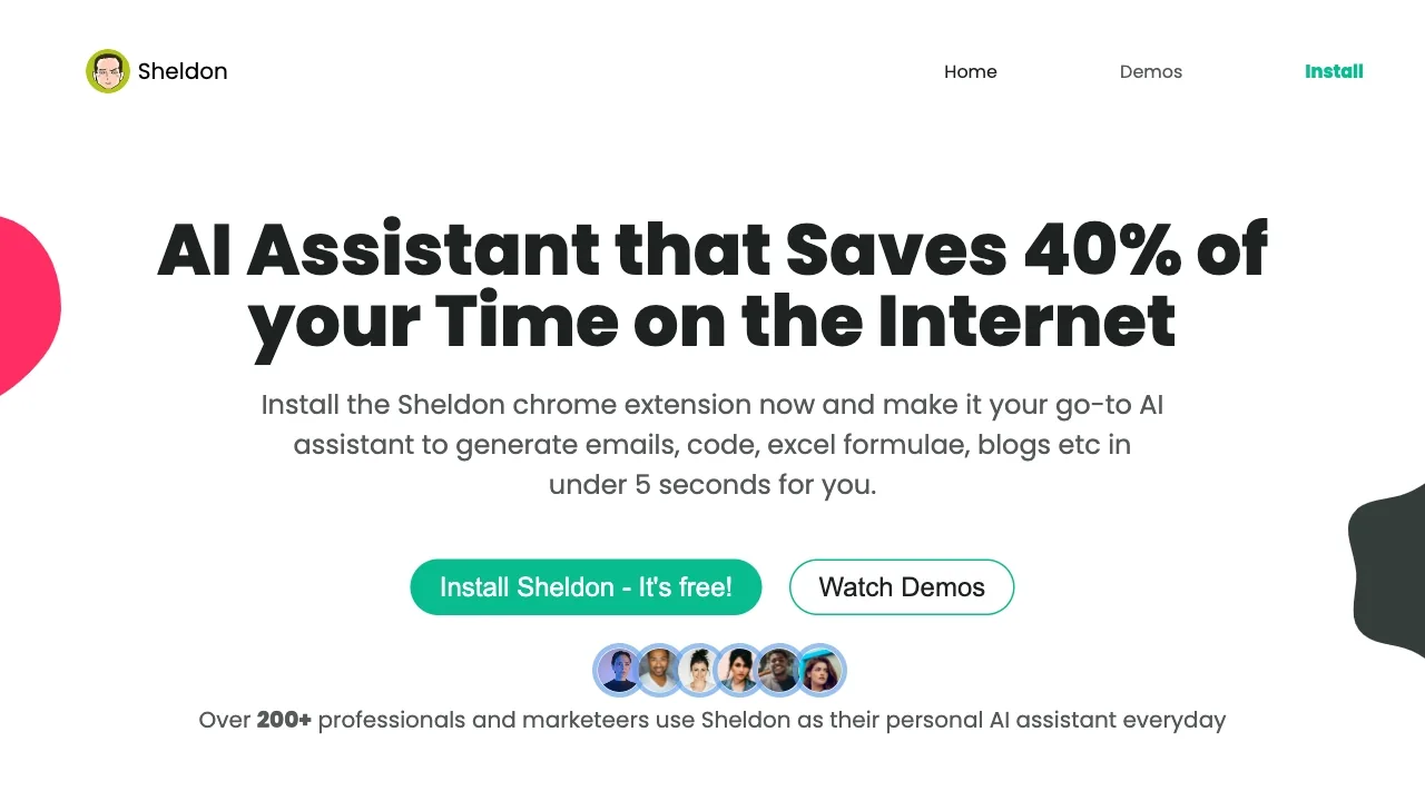 Sheldon AI Assistant screenshot