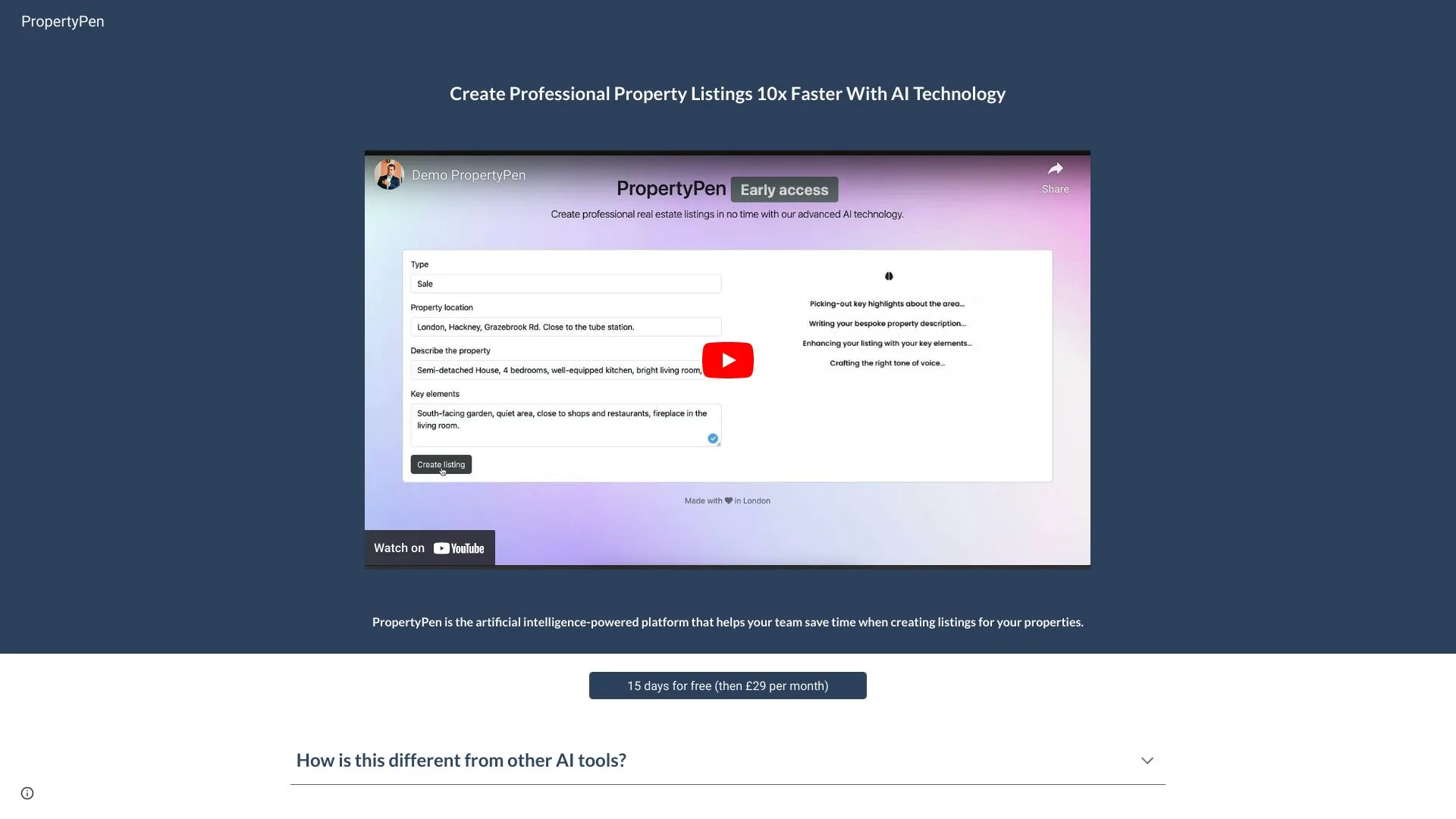 Property Pen screenshot