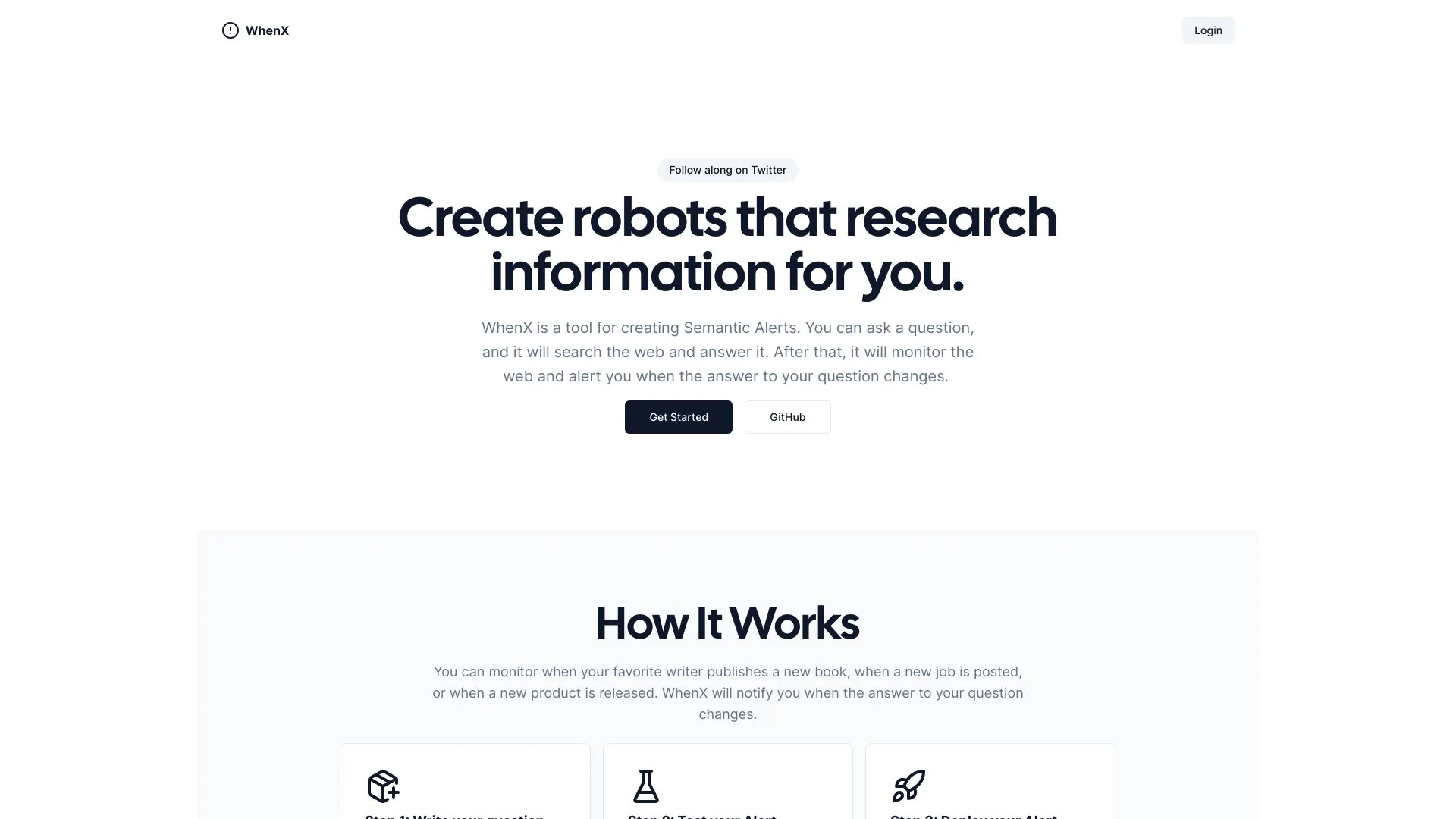 WhenX screenshot