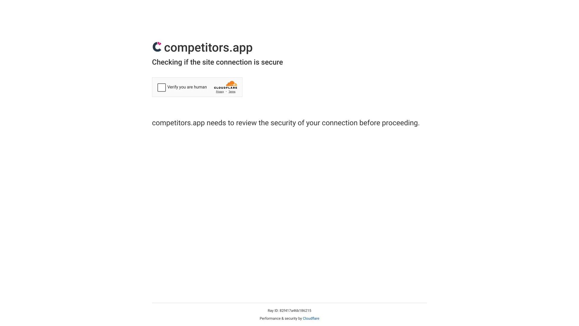 Competitors App screenshot