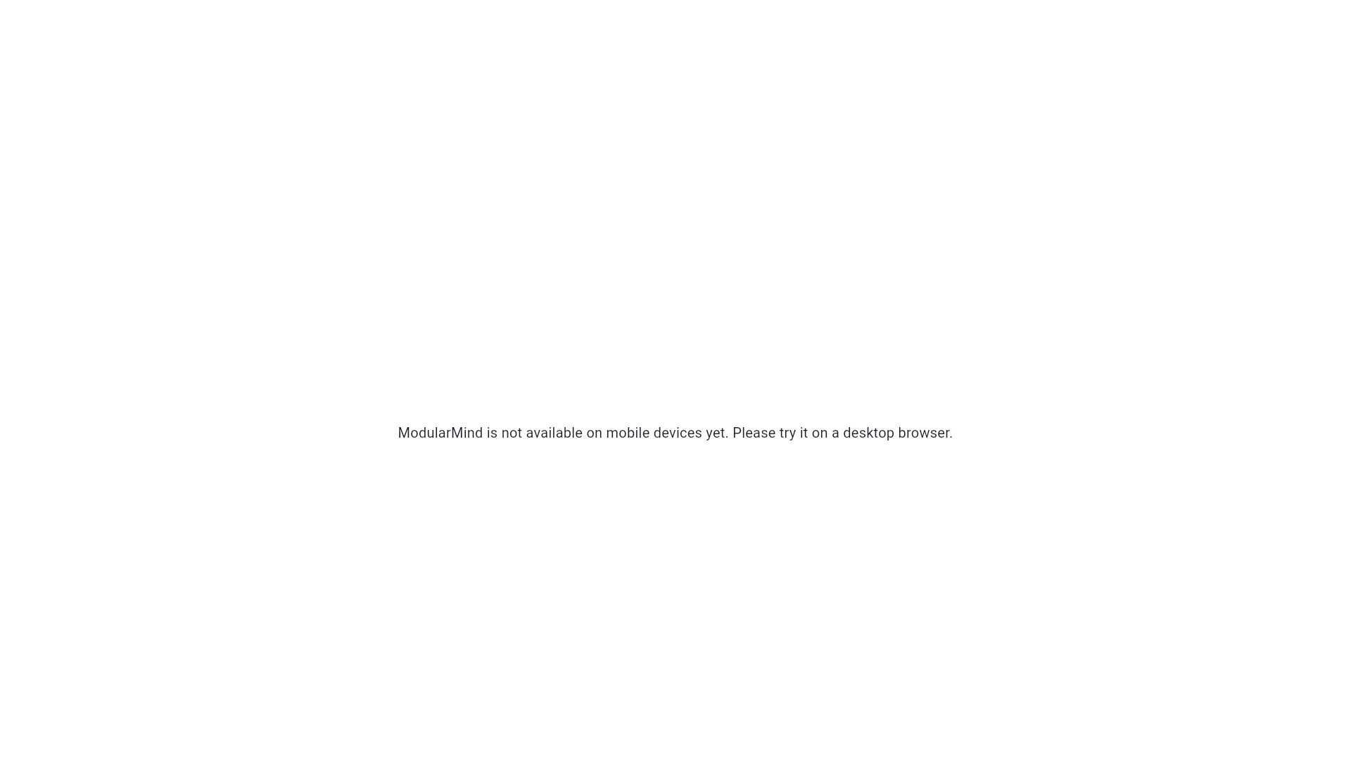 ModularMind screenshot
