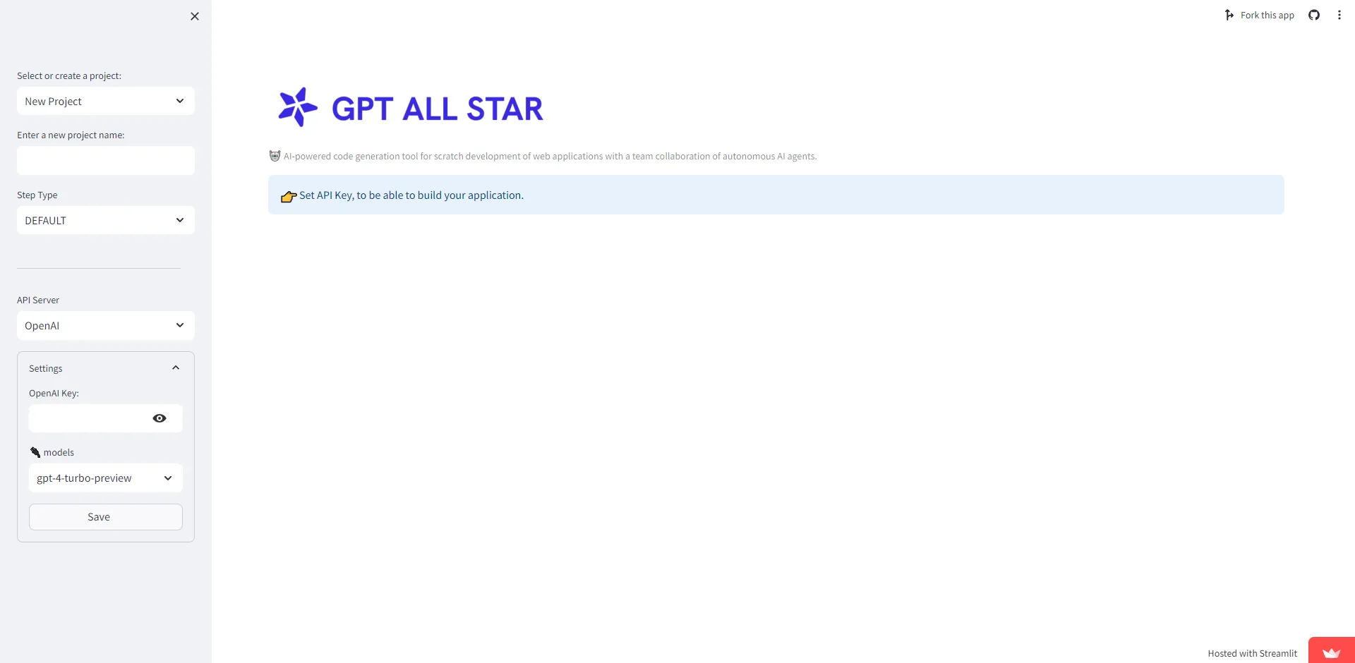 Streamlit screenshot