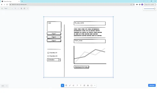 Sketch2Code screenshot