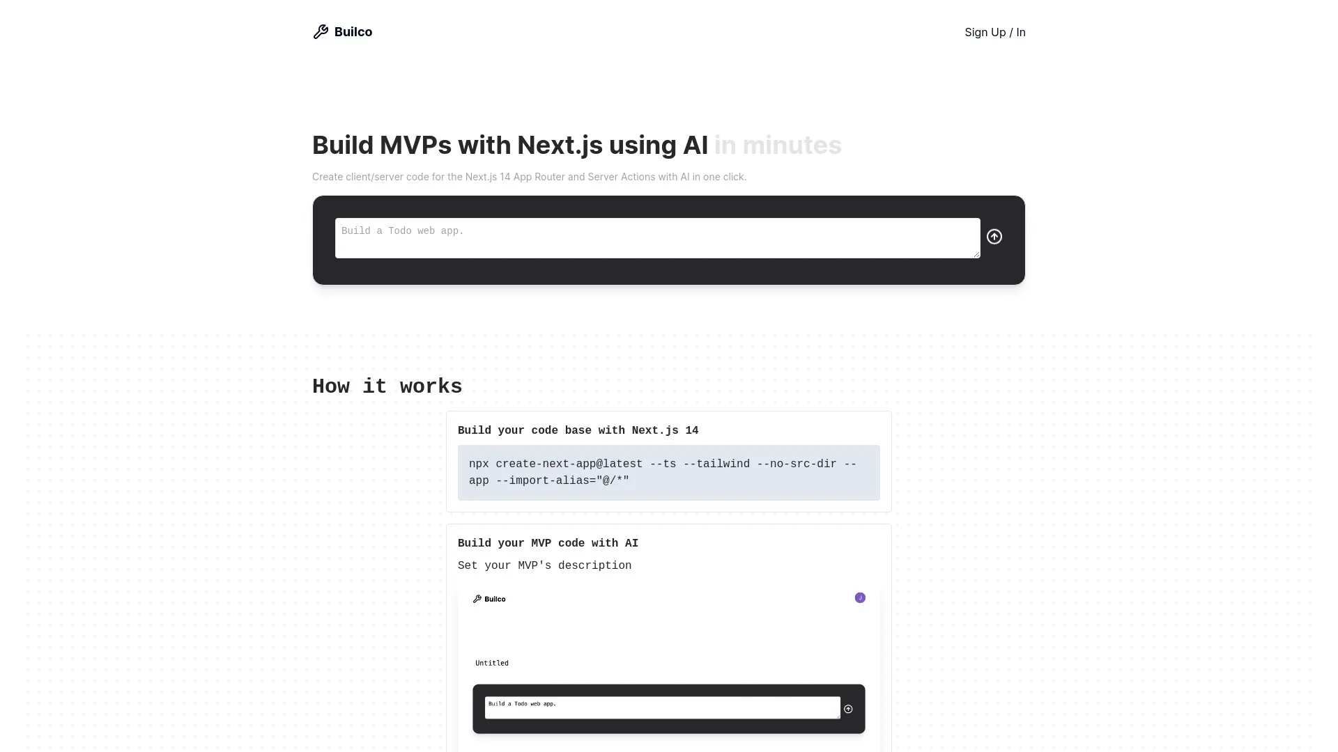 Builco screenshot