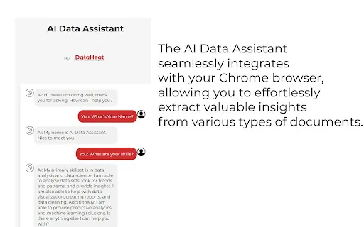 DataHeat Chrome Extension screenshot