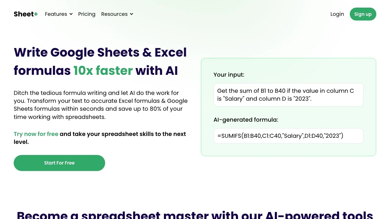 Sheet+ screenshot