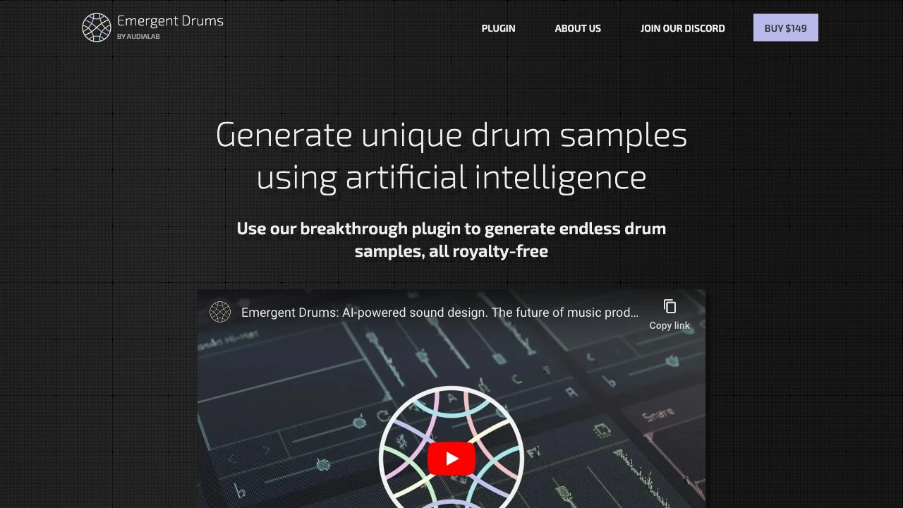 Audialab's Emergent Drums screenshot