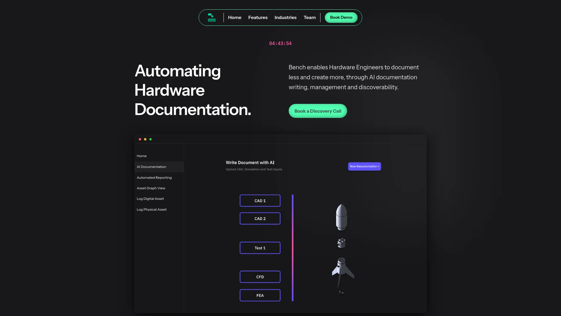 Bench AI Documentation screenshot