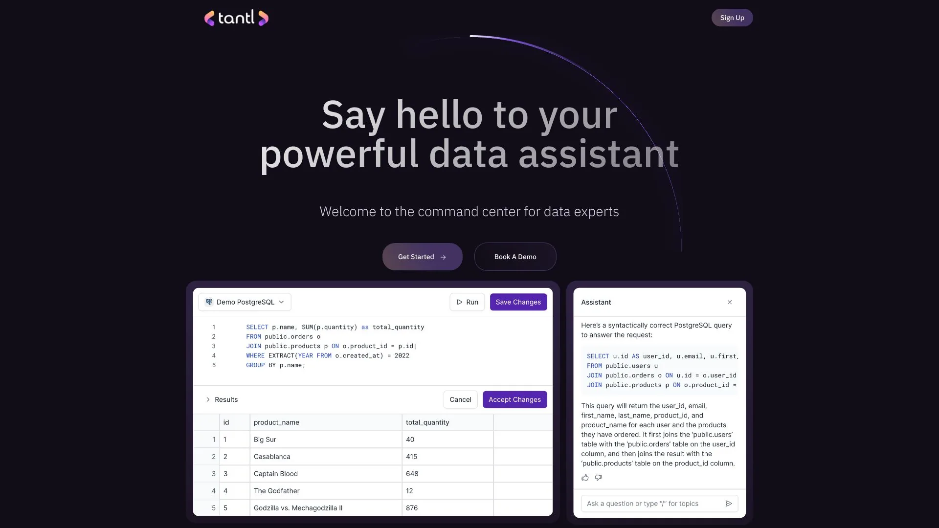 Tantl screenshot