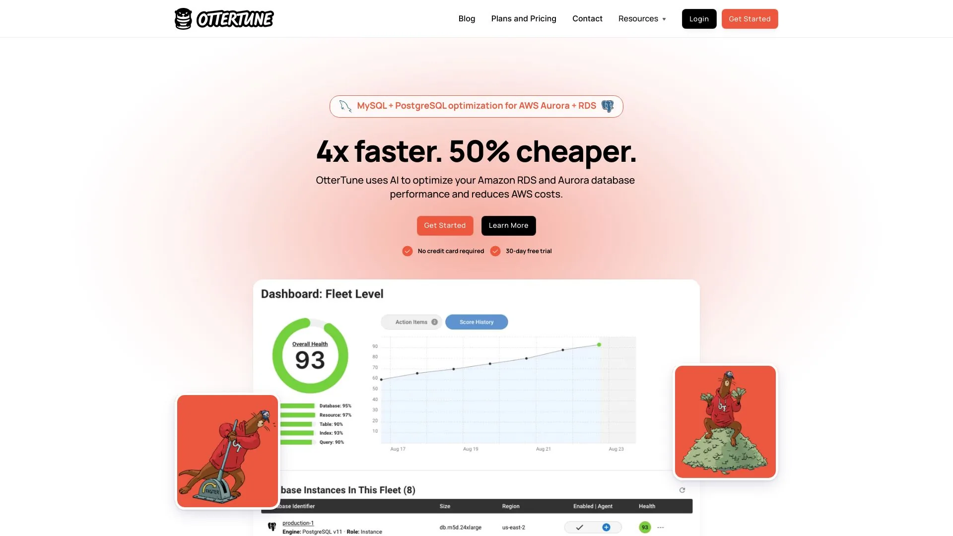 OtterTune screenshot