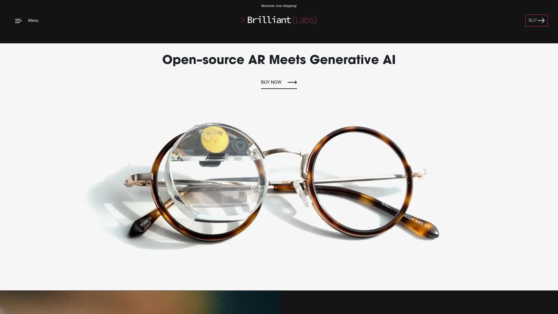 Brilliant Labs screenshot