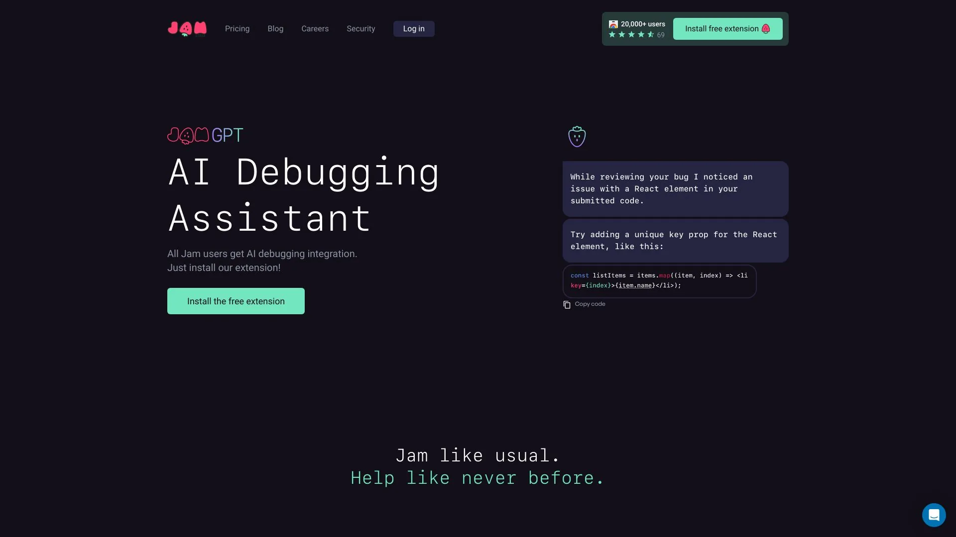 Jam screenshot